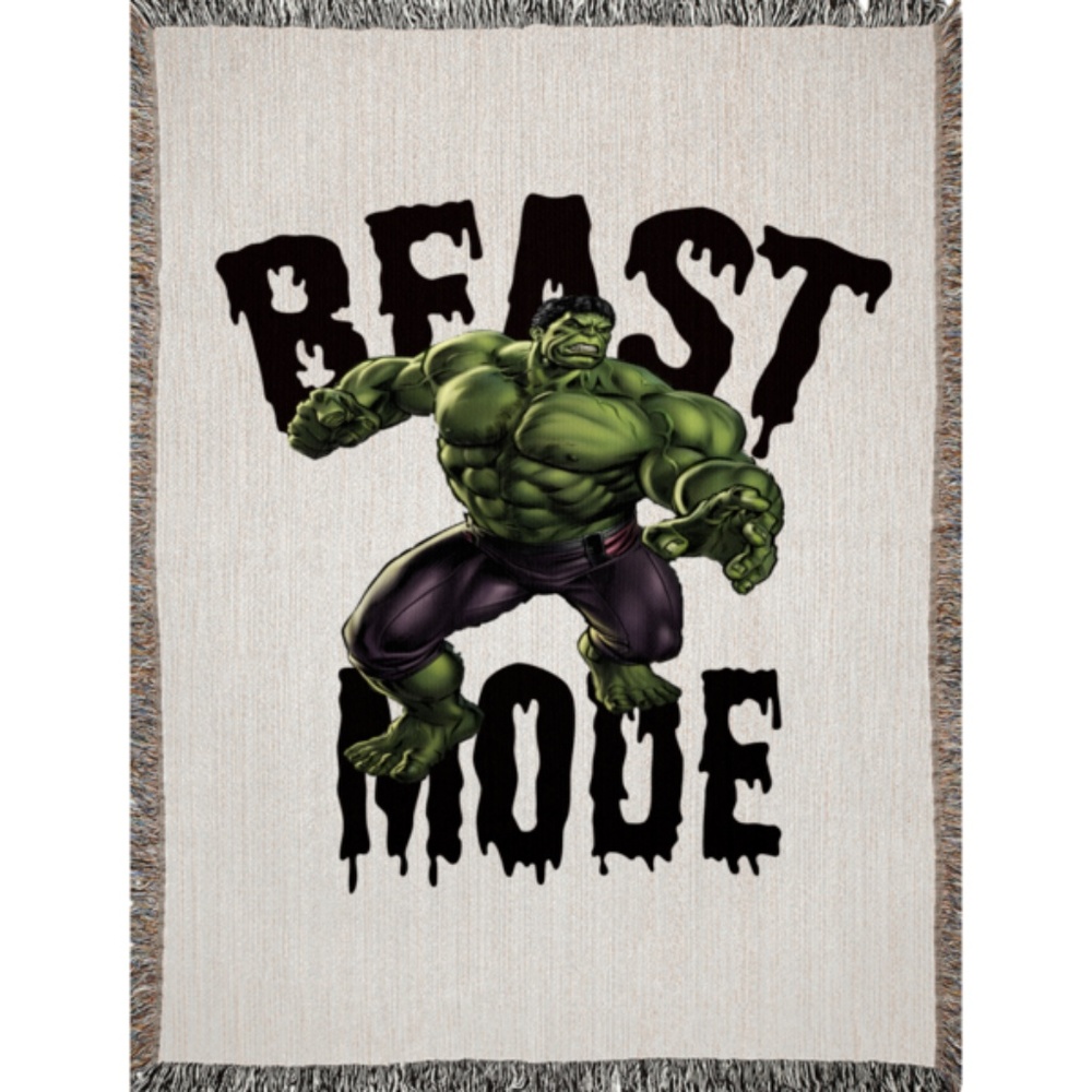 NEW Beast Mode Woven Blanket 60X80 #65198